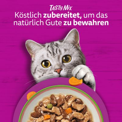Tasty Mix. Köstlich zubereitet, um das natürlich Gute zu bewahren.