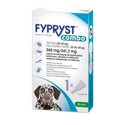 Fypryst Combo für Hunde - 20 - 40 kg Körpergewicht: 1 Pipette x 2,68 ml Fypryst Combo für Hunde - 20 - 40 kg Körpergewicht: 1 Pipette x 2,68 ml
