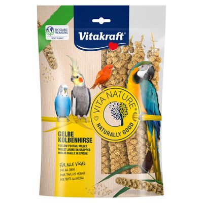 Vitakraft Voedingsadvies: Als snack voor tussendoor. Vers water moet altijd beschikbaar zijn.