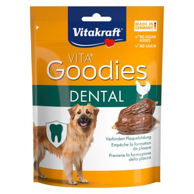 Vitakraft VITA Goodies IMMUNITY. Made in Germany, senza zuccheri aggiunti, senza cereali. Rafforza il sistema immunitario.