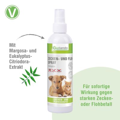 Vetlando Citrolyptus Zecken- & Floh-Spray - 250 ml