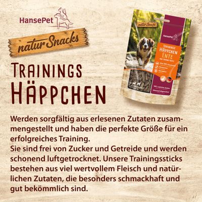 Hansepet Natur Snacks Emsländer Häppchen - Sparpaket: 6 x Ente