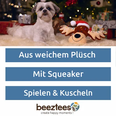 Puha plüssből, sípolóval, játékhoz & öleléshez. beeztees – boldog pillanatok megteremtése!