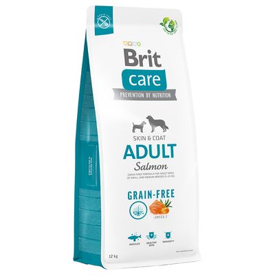 Brit Care Dog Grain-free Adult Laks & Kartoffel Økonomipakke: 2 x 12 kg