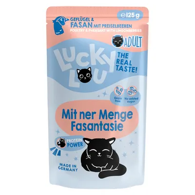 Lucky Lou adulte 16 x 125 g - Volaille & faisan