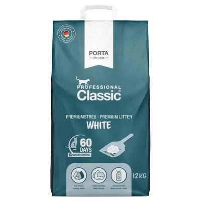 Professional Classic Katzenstreu White Sparpaket: 2 x 12 kg