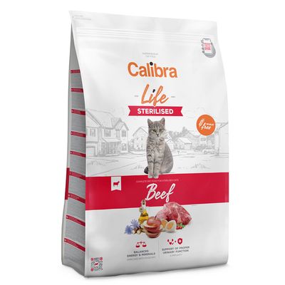Calibra Cat Life Sterilised Beef 6 kg