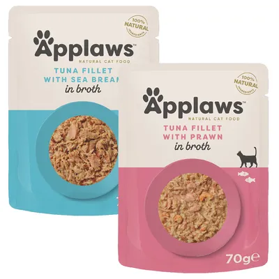 Applaws Katzenfutter 24 x 70 g - Mixpaket Thunfisch