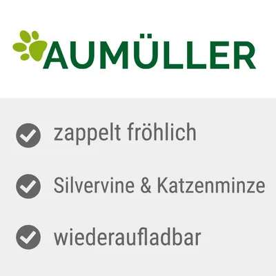Aumüller. Zappelt fröhlich, Silvervine & Katzenminze, wiederaufladbar.