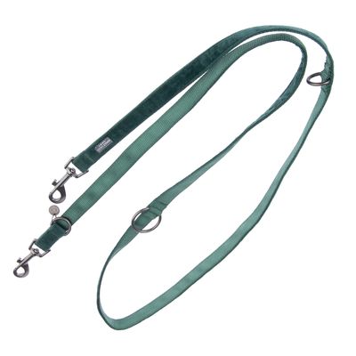 Nomad Tales Blush Hundeleine, Emerald 200 cm lang, 20 mm breit