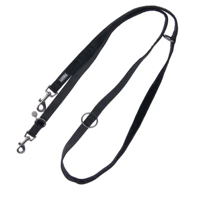 Harnais Nomad Tales Blush, ébène pour chien  - Laisse adaptée : L 200 cm, l 20 mm 