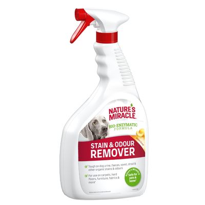 Nature's Miracle Spray removedor de manchas e odores para cães 946 ml