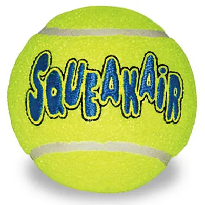 KONG SqueakAir Balls - 3 Stück, Ø 6 cm (Größe M)