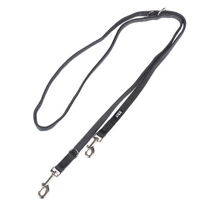 TIAKI Hundeleine Mesh, anthrazit 200 cm lang, 15 mm breit