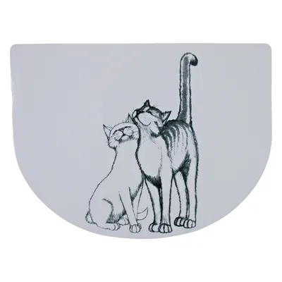 Tapete para comedouro Gatos Carinhosos - 40 x 30 cm