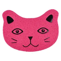 Flamingo Pancho -kissanvessan edusmatto  - fuchsia