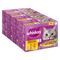 Säästöpakkaus: Whiskas 1+ Adult Pouches 48 x 85 g siipikarjavalikoima hyytelössä