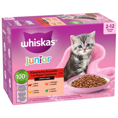 Megapack Whiskas Junior Frischebeutel 24 x 85 g