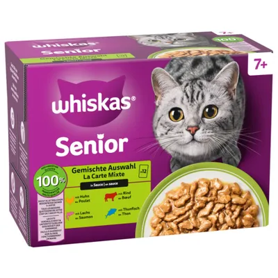 Multipack Whiskas Senior Frischebeutel 12 x 85 g