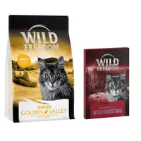 Wild Freedom Adult "Wild Hills" Sterilised kachní - bez obilovin - Adult "Golden Valley" Sterilised králičí - bez obilovin 6.5 kg + adventní kalendář (pamlsky sušené mrazem) 1 kus (13 g)