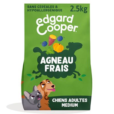 Edgard & Cooper Adult Lam Graanvrij voor honden 2,5 kg