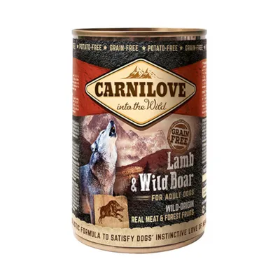 Carnilove Adult Wild Meat 6 x 400 g für Hunde - lamm, Wildbret