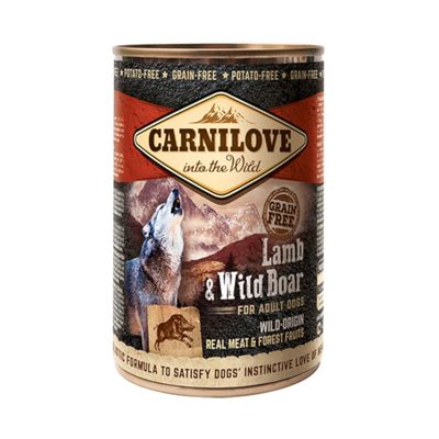 Carnilove Adult Wild Meat 6 x 400 g pro psy jehněčí, zvěřina