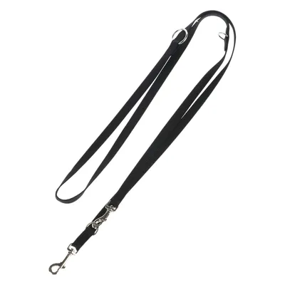 HUNTER Führleine Ecco Sport - schwarz - 200 cm lang, 15 mm breit, verstellbar