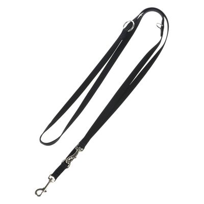 HUNTER Führleine Ecco Sport - schwarz 200 cm lang, 15 mm breit, verstellbar