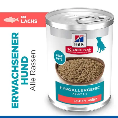 Hill's Science Plan Adult Hypoallergenic mit Lachs - 24 x 363 g
