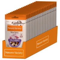 2 + 1 gratis! 3 x Nature's Variety Snacks - 3 x (20 x 20 g) Gefriergetrocknete Fleischhappen Truthahn