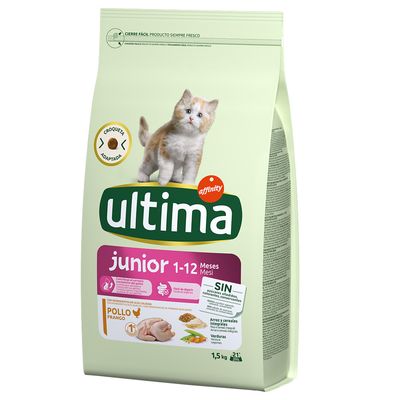 Ultima Junior Pollo Crocchette per gatto 1,5 kg