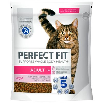 Perfect Fit Adult 1+ Reich an Lachs Sparpaket: 5 x 1,4 kg