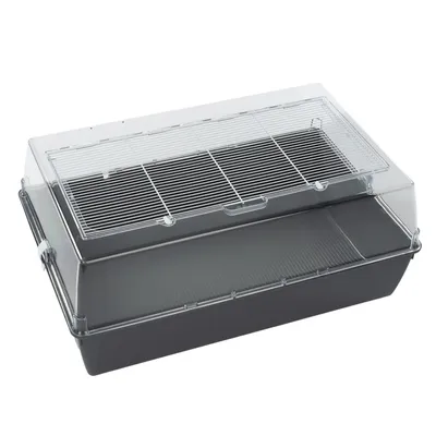 Cage TIAKI Panorama L pour rongeur - L : L 71 x l 46 x H 31,5 cm