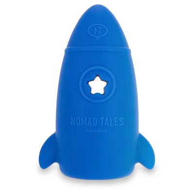 Nomad Tales Bloom Snackspeelgoed Rocket - Grootte: L: Ø 7 x H 14,7 cm