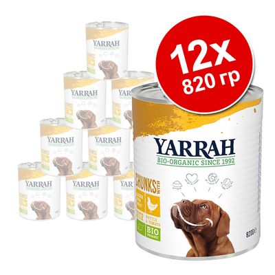 Экономупаковка Yarrah Bio кусочки 12 x 820 г