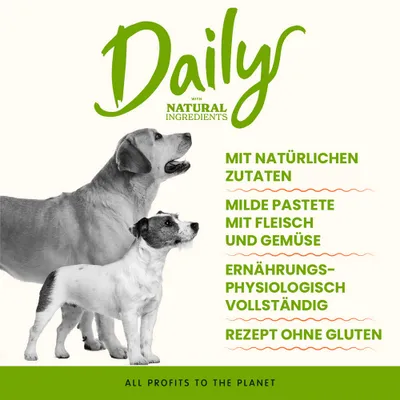 Sparpaket Almo Nature Daily 18 x 300 g - mit Kalb und Karotten