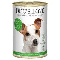 Dog's Love Adult 6 x 400 g - Dziczyzna