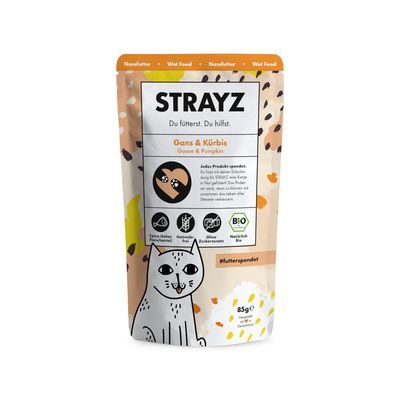 STRAYZ BIO kat 8 x 85 g