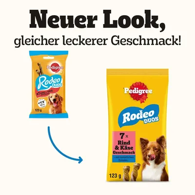 Pedigree Rodeo Duos Hundesnack - Huhn und Bacon (7 Stück)