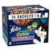 Felix Sensations 48 x 85 g - Pack Ahorro Pack mixto en gelatina: pavo, vacuno, pescado y salmón