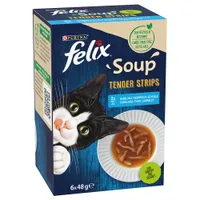 Felix Soup Filet 6 x 48 g - Ocean Selection (vízi ízek)