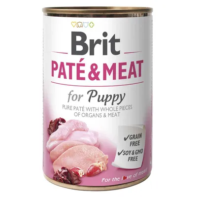 Brit Paté & Meat, 6 x 400 г - Puppy