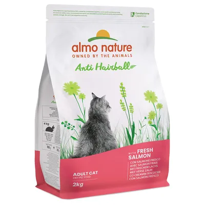 Almo Nature Anti Hairball con Salmone Crocchette per gatto - 2 kg Almo Nature Anti Hairball con Salmone Crocchette per gatto - 2 kg