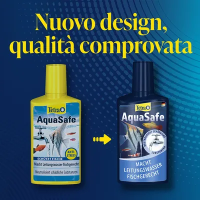 Tetra AquaSafe Preparato per il trattamento dell’acqua - 3 x 500 ml