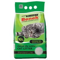 Super Benek Green Forest Cat Litter - 10l (approx. 8.4kg)