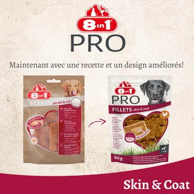 8in1 Fillets Pro Skin & Coat 80 g - taille S (80 g)