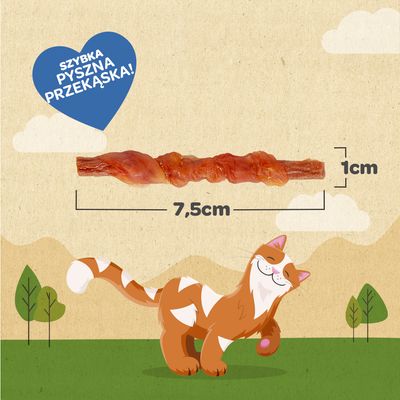 2 + 1 gratis! Meowee! Chicken Twister Sticks, 3 x 31 g