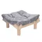 Natural Paradise Kuschelbett Vinca hellgrau