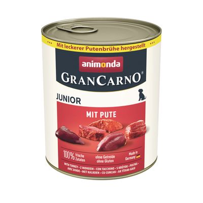 animonda GranCarno Original Junior 6 x 800 g Pulyka